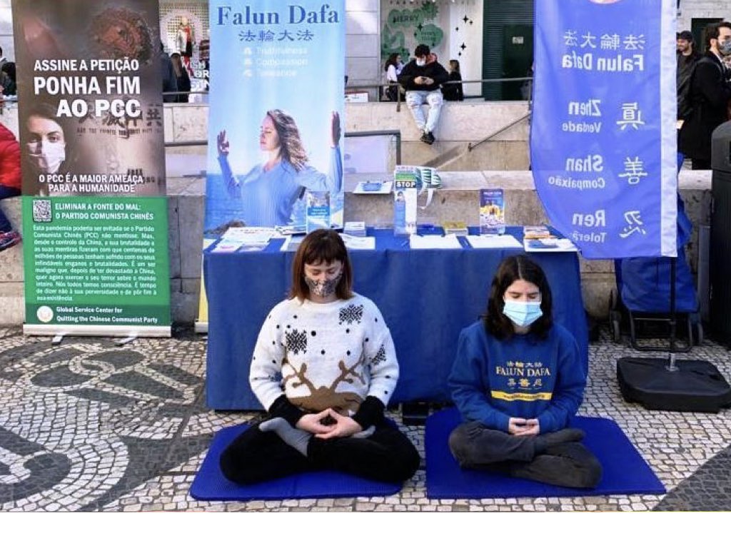 Image for article ​โปรตุเกส : ในวันสิทธิมนุษยชนผู้ฝึกฝ่าหลุนต้าฝ่าเรียกร้องให้ยุติการประทุษร้ายในประเทศจีน